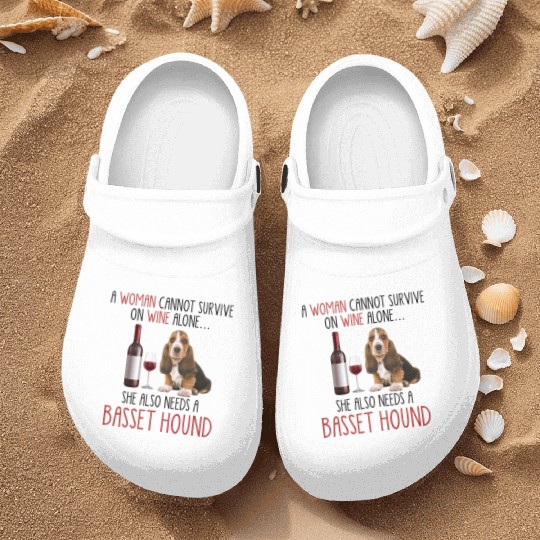 She Also Needs Basset Hound 1 Nurse Clogs