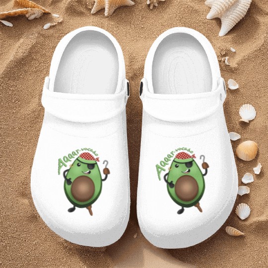 Avocado Pirate - character design Nurse Clogs