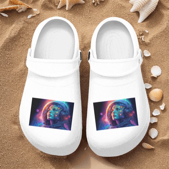 Psychedelic Astronauts 2 Nurse Clogs