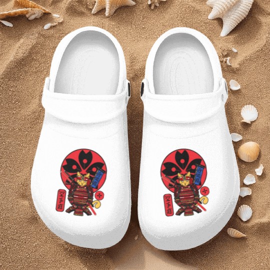 Samurai Cat Nurse Clogs
