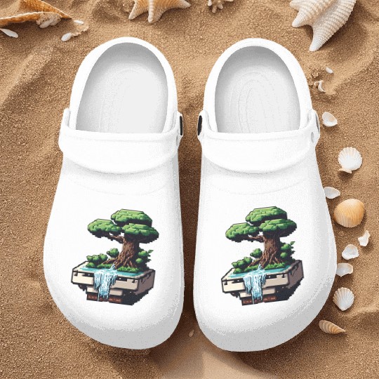 8 Bit Bonsai Tree Nurse Clogs