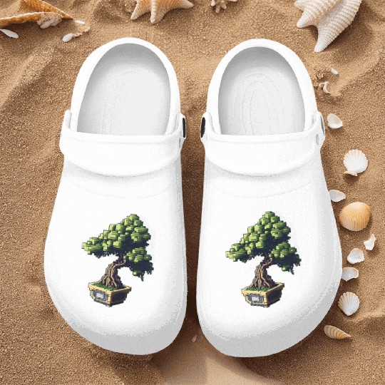 8 Bit Bonsai Tree Nurse Clogs
