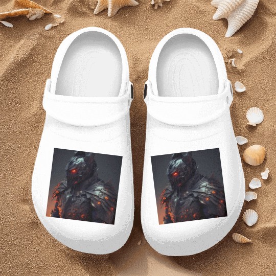 Dark fantasy knight version 9 Nurse Clogs