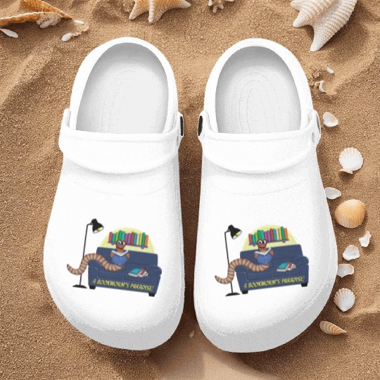 A Bookworm's Paradise Nurse Clogs