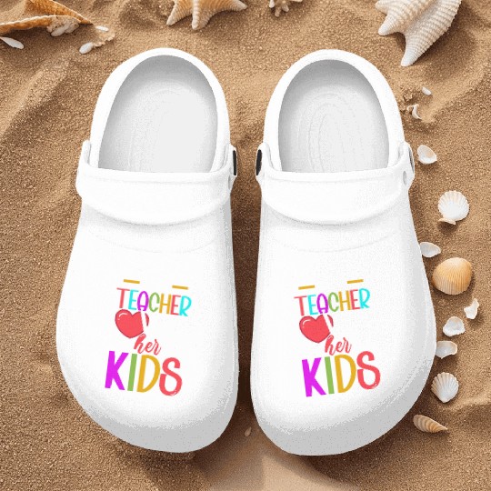 This Teacher Loves Her Kids Nurse Clogs