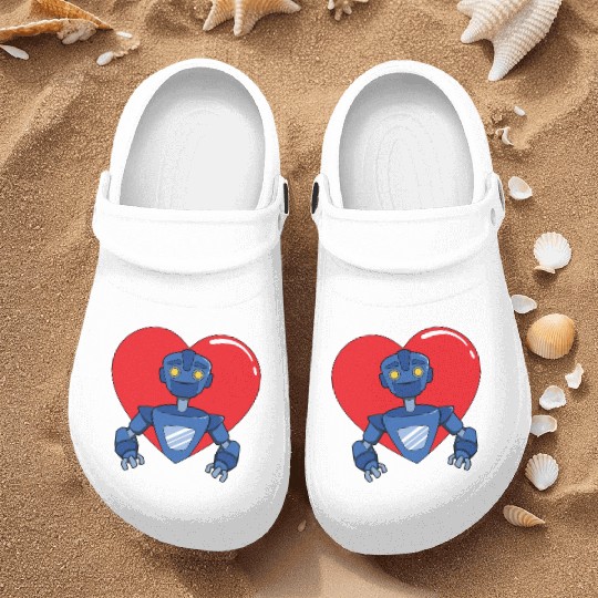 Robot Love Nurse Clogs