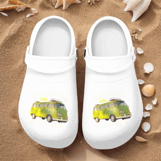 I Got A Heart Like A Truck Nurse Clogs