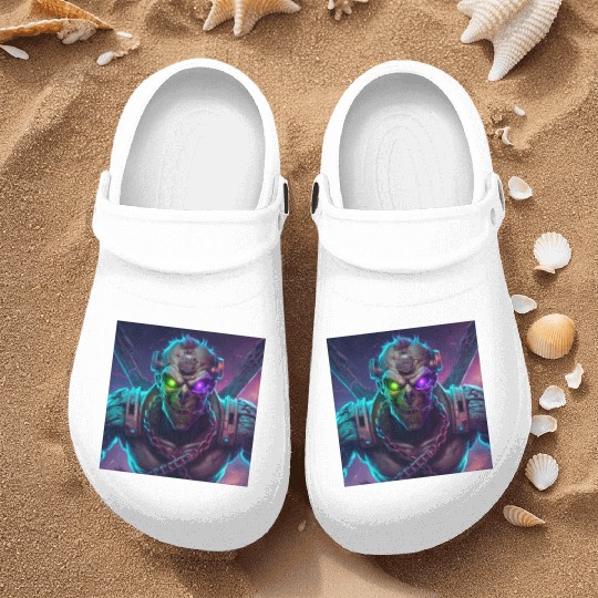 ZOMBIE IRON MAIDEN (Version 10) Nurse Clogs