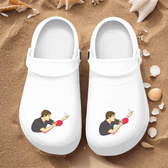 Ping Pong Is My Cardio Funny Table Tennis Nurse Clogs