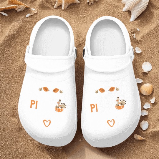 Pumpkin Pi - Thanksgiving Nurse Clogs