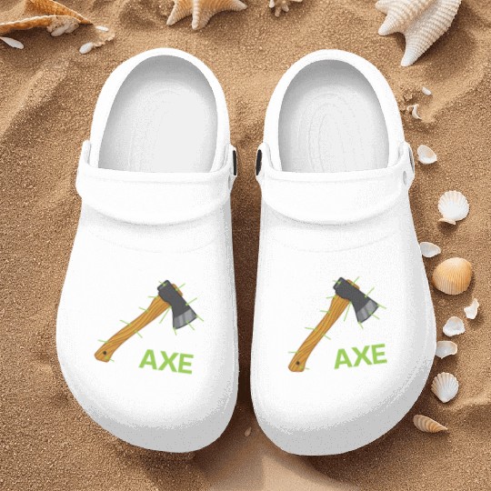 Funny Axe Anatomy For Axe Thrower Nurse Clogs