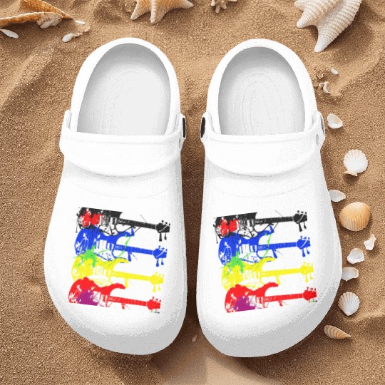 Guitar Guitar Nurse Clogs