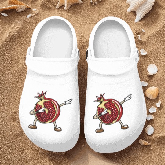 Funny Dabbing Pomegranate Lover Fruit Love Nurse Clogs