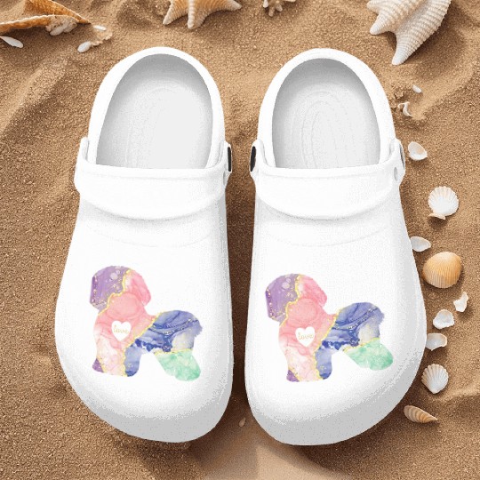 Bichon Frise Lover Bichon Frise Mom Nurse Clogs