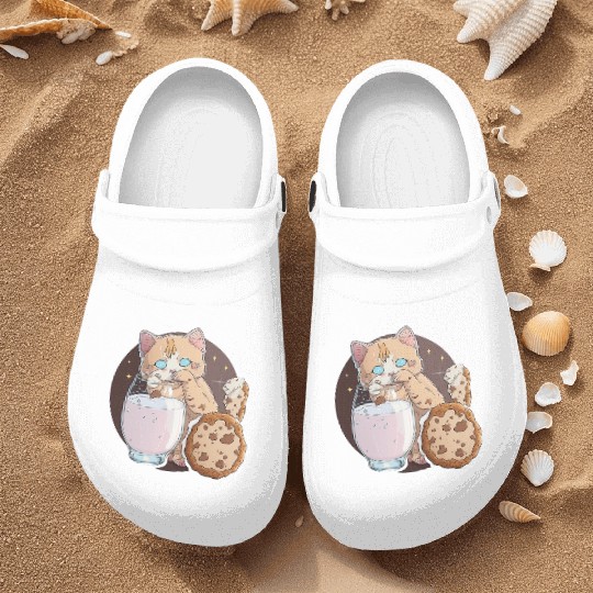Cookie Kitty Nurse Clogs