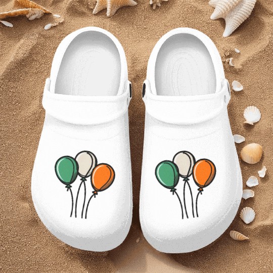 Patrick s day balloons Nurse Clogs