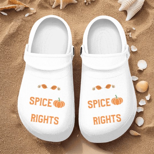 Pumpkin Spice & Fundamental Rights Nurse Clogs