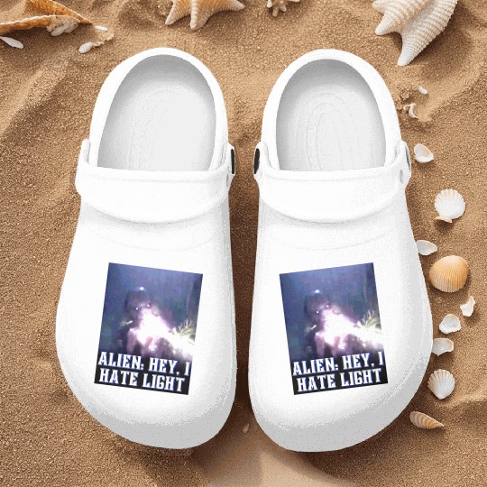 Alien Hey I Hate Lightpng Nurse Clogs
