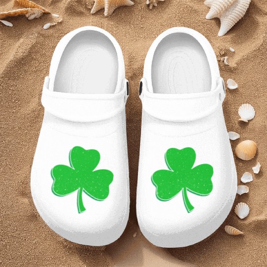CLOVER LEAF GRUNGE Nurse Clogs