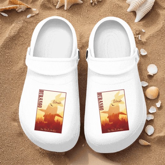 Durango Colorado wild west town Nurse Clogs