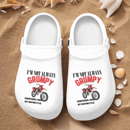 I m Not Always Grumpy Nurse Clogs