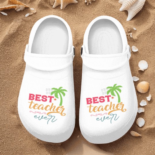 Best Teacher Ever Nurse Clogs