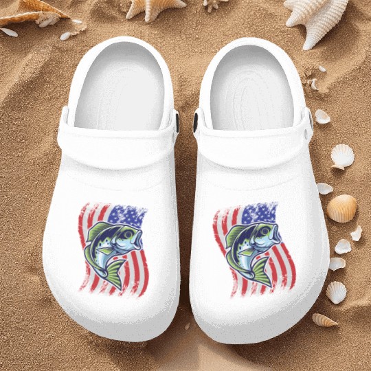 US Bass Fish Nurse Clogs