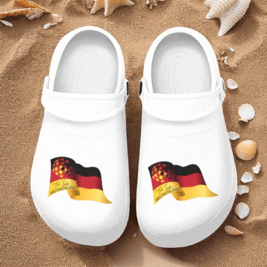 I love Germany Nurse Clogs