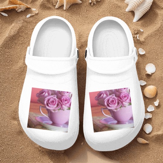Beautiful Floral print Nurse Clogs