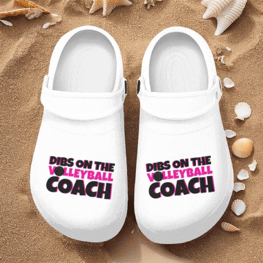 Dibs On The Volleyball Coach 4 Nurse Clogs
