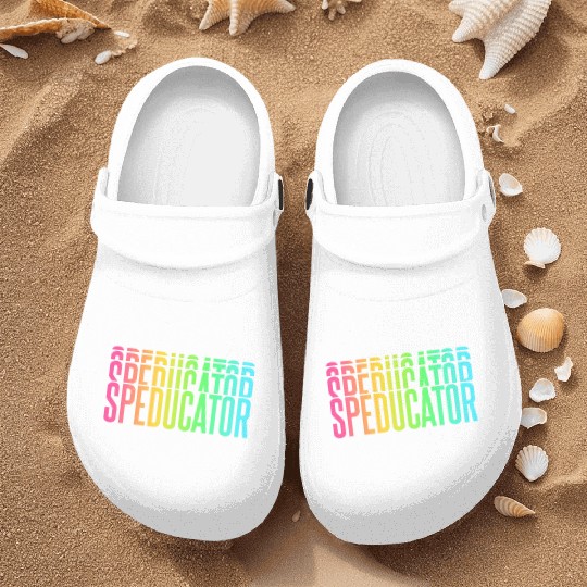 Speducator Sped Special Education Cute Teacher Nurse Clogs
