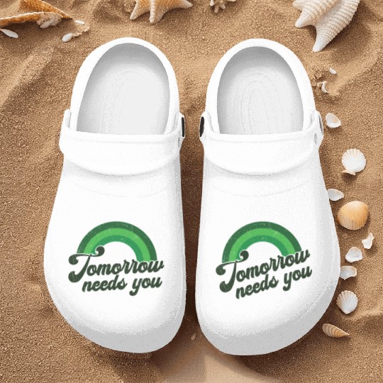 Rainbow Mental Health Tomorrow Needs You Nurse Clogs