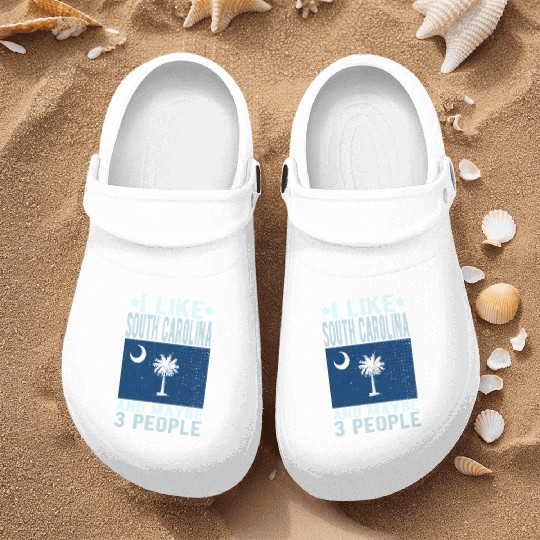 South Carolina Flag US State Nurse Clogs