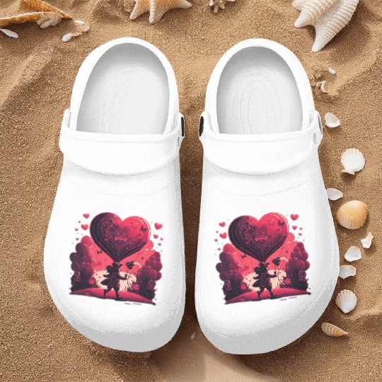 valentine's day Nurse Clogs