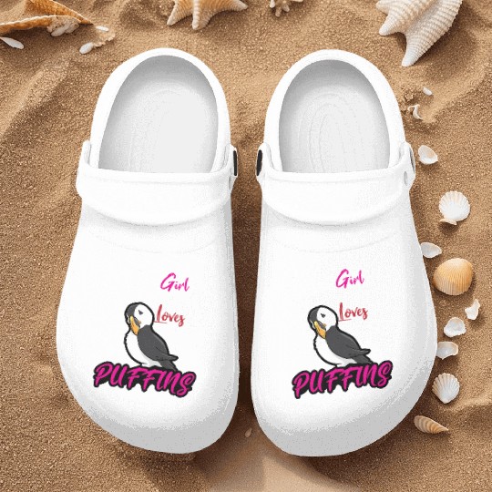 Puffin Lover Puffins Nurse Clogs