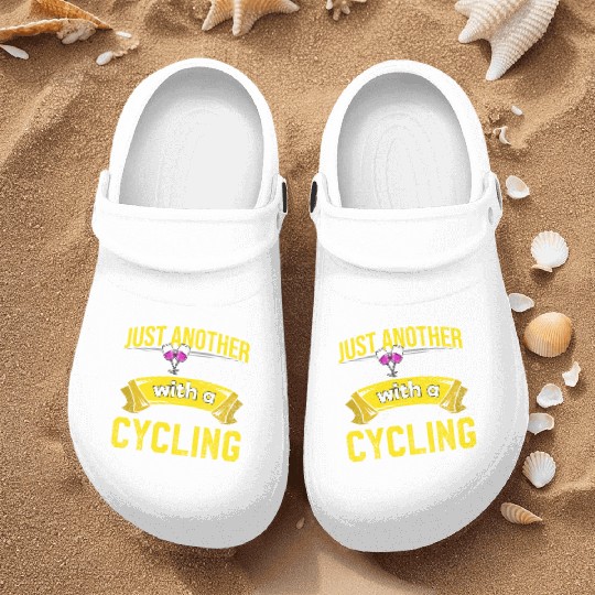 Wine Drinker with Cycling Problem Wine Lover Funny Nurse Clogs
