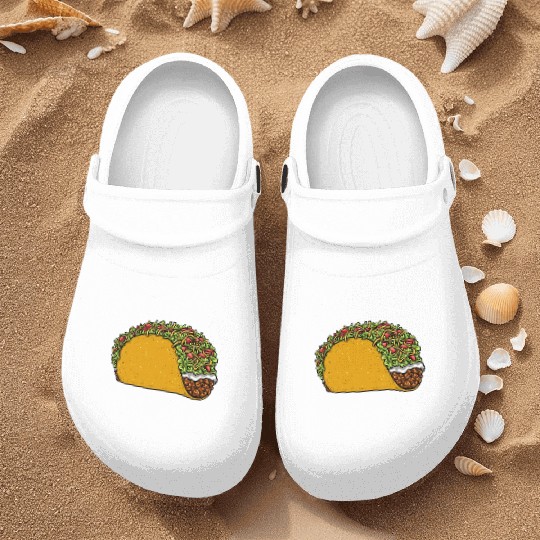Tacos Taco Lover Mexican Nurse Clogs