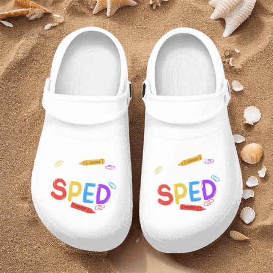 Sped Special Education Sped Teacher Student Nurse Clogs