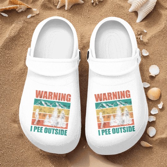 Wanderlust funny I love peeing outside Nurse Clogs