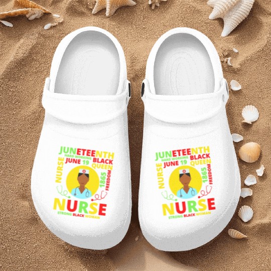 Juneteenth Black Nurse Costume Melanin Black Nurse Clogs