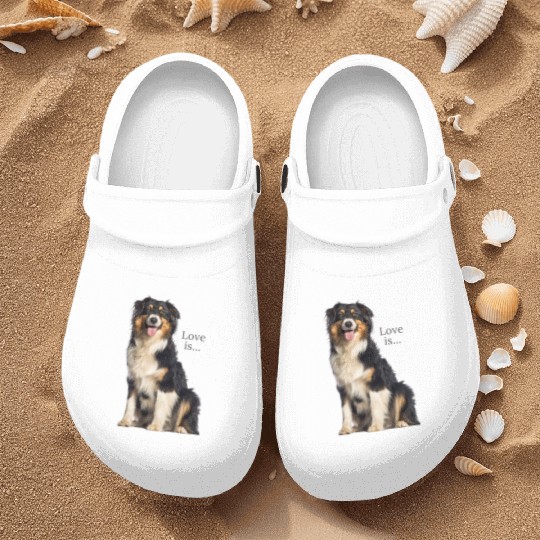 Australian Shepherd Nurse Clogs Aussie Mom Dad Love Dog