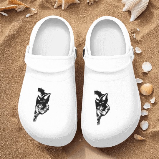 We Respect The Alpha Wolf Nurse Clogs