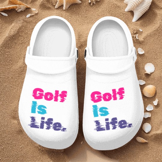 I Like Golfing, Golf Player, Golf Is Life Nurse Clogs