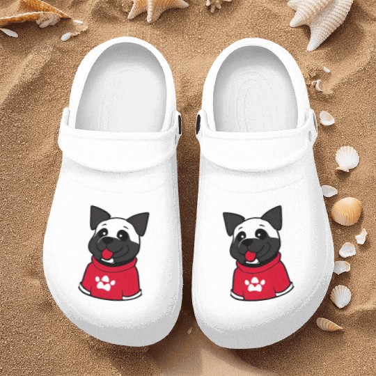 Cute dog Nurse Clogs