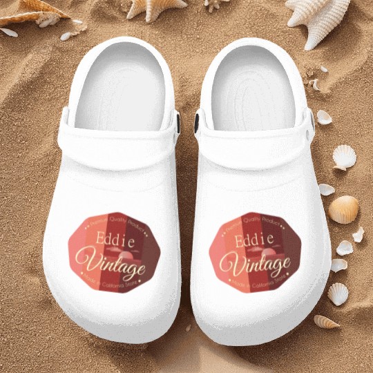 Eddie First Name Vintage Nurse Clogs