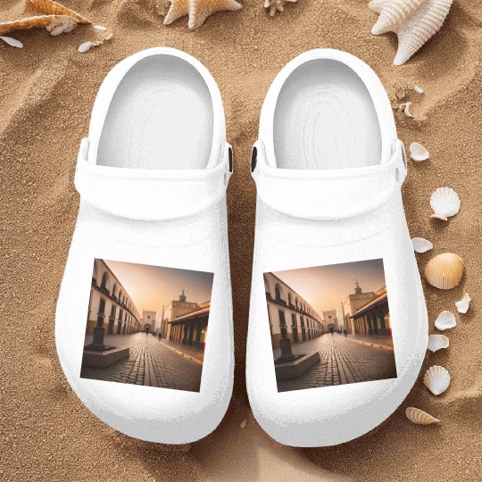 Fantasy pictures ,town Morocco ,city Rabat Nurse Clogs