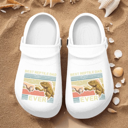 Best Reptile Dad Ever Nurse Clogs