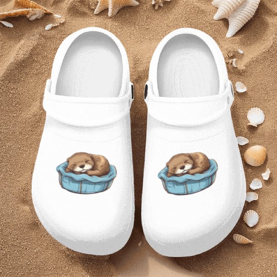 Official sleeping pajama Nurse Clogs sea otter