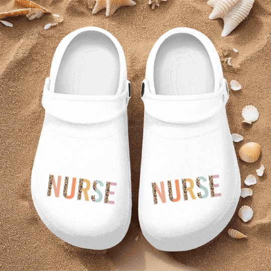 Oncology Nurse Leopard Print Nursing School Nurse Clogs