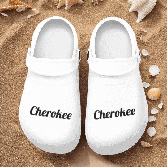 Top That Says The Name Cherokee Nurse Clogs
